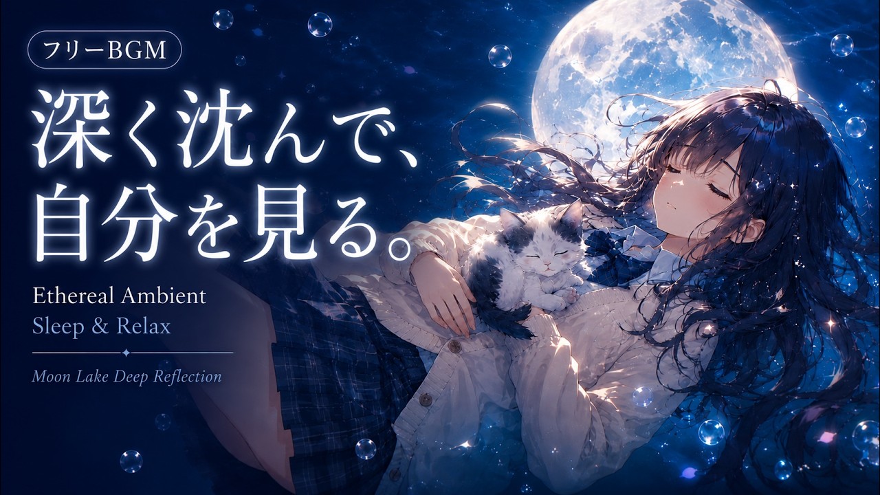 【フリーBGM】深く沈んで、自分を見る。