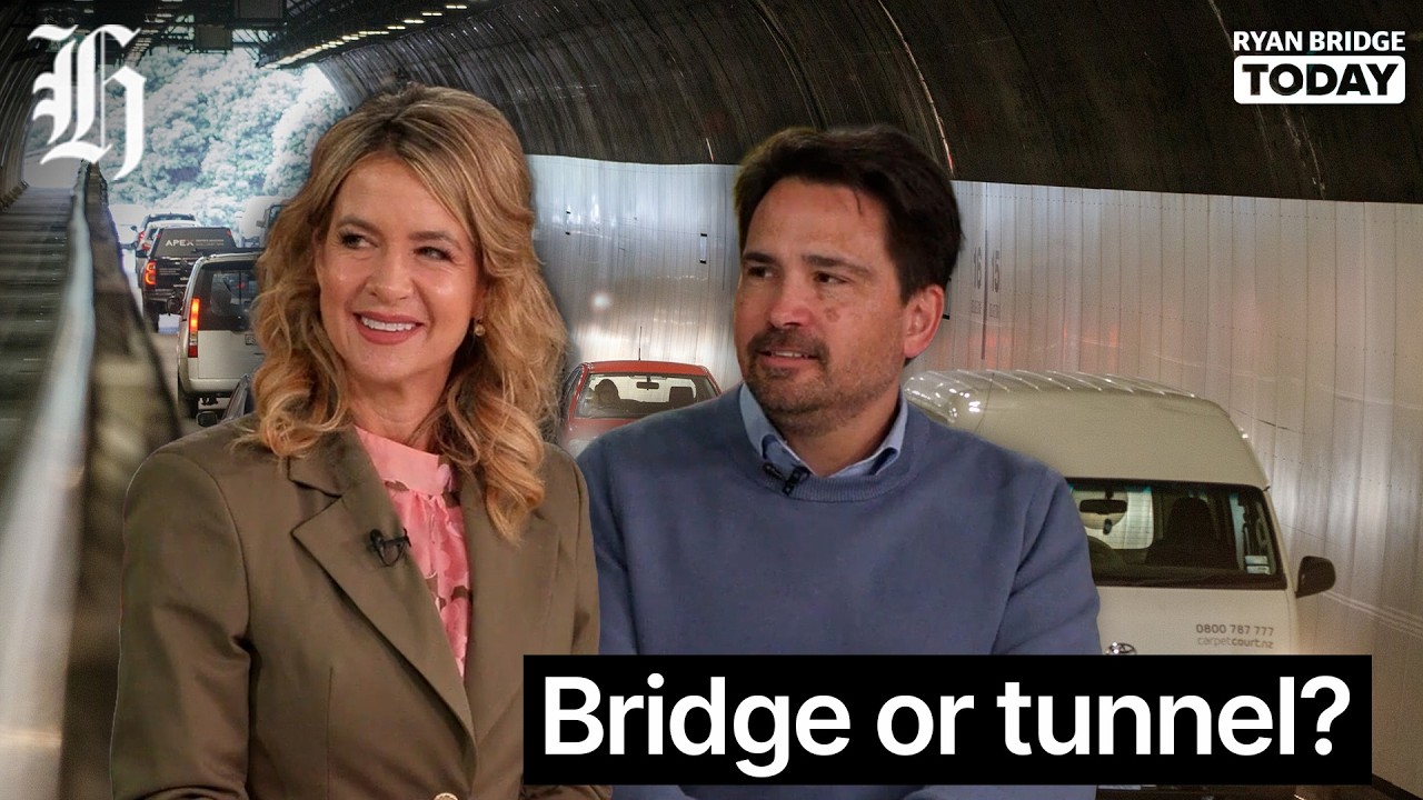 Bridge or tunnel: Which option is best for a second Auckland harbour crossing? | Ryan Bridge TODAY