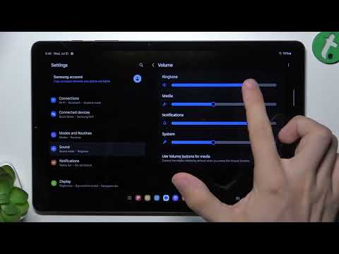 SAMSUNG Galaxy Tab S6 Lite - How to Find and Manage Sound Settings - Optimize Your Audio Experience