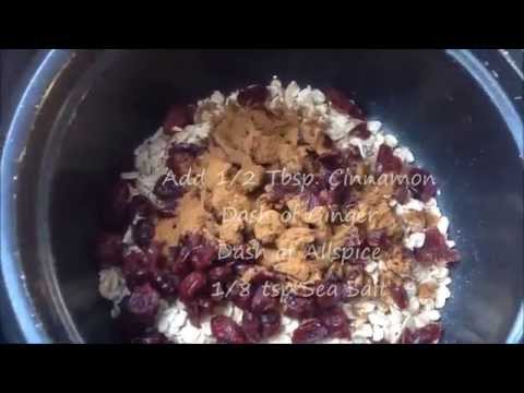 Simple & Delicious Cinnamon Raisin Oatmeal (or cranberry) #Vegan