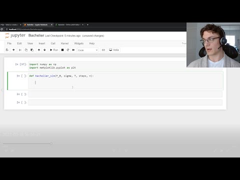 Python Bachelier Model Simulation in 3 Minutes