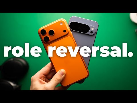 Pixel 10 Pro XL Vs. iPhone 17 Pro Max is backwards this year.