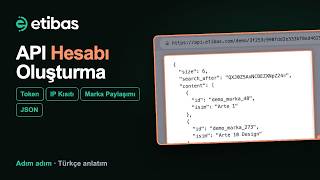 API ile Ürün Paylaşımı: Token ve IP Kısıtlamalı API Hesabı | Etibas
