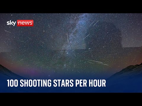 Perseid Meteor Shower: Up to 100 shooting stars per hour