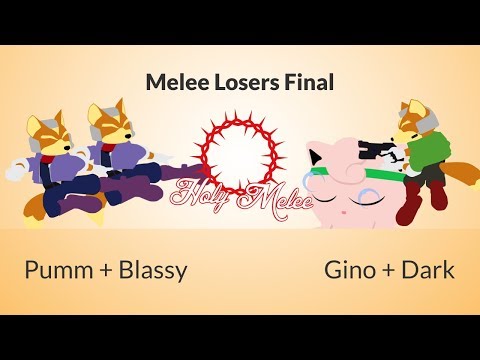 Holy Melee: Pumm (Fox) + Blassy (Fox) vs Gino (Jigglypuff) + Dark (Fox) - Losers Finals