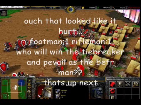 Wich is beter a rifleman or footman?[Warcraft]