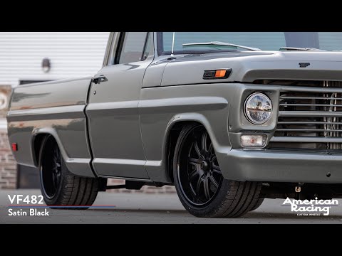 American Racing VF482 | 19x10 // 20x12 | Satin Black | 1968 Ford F100