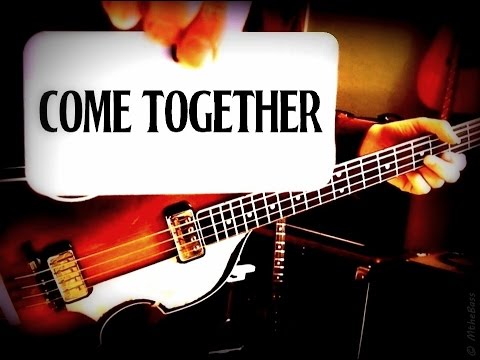 THE BEATLES - COME TOGETHER - PAUL McCARTNEY - BASS LESSON/SONG BREAKDOWN/LESSON - HOFNER