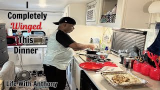 Life With Anthony |  Seasoned Rice 🍚 | String Beans | Tuscany Chicken 🍗