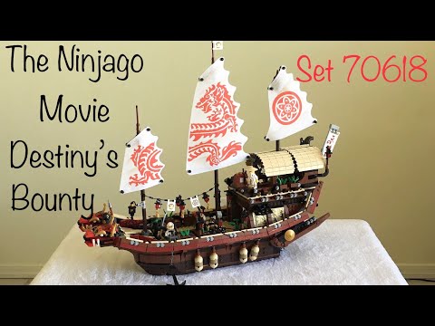 Lego The Ninjago Movie- Destiny’s Bounty review. Set 70618.