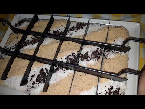 3 Layered Chocolate Custard Cake No Bake |حلى كاسترد شوكولاته البارد بثلاث طبقات سهل و سريع No Egg