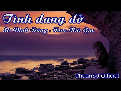 Karaoke Tình Dang Dở Tone Nữ | ThuanSd Official