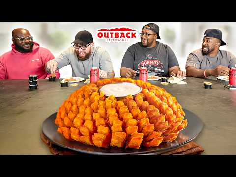 We Spent $500 Ordering The Whole Outback Menu!