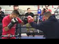 Mikey Garcia vs.  Juan Carlos Burgos- Garcia full media workout video (HD)