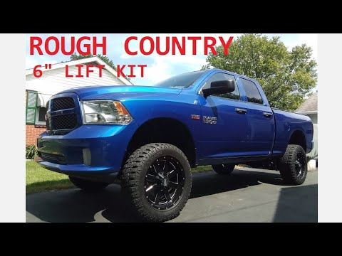 6" Rough Country Lift Kit 2018 Dodge Ram 1500