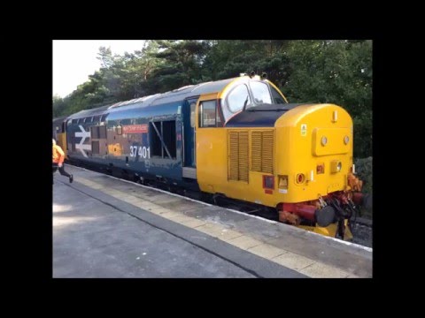 class 37 thrash from the Cumbrian coast