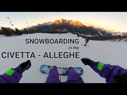 Snowboarding in the CIVETTA - Alleghe