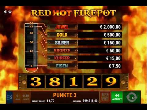 Take 5 RED HOT FIREPOT -  Bally Wulff
