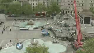Timelapse: staging BMW LSO Open Air Classics in Trafalgar Square