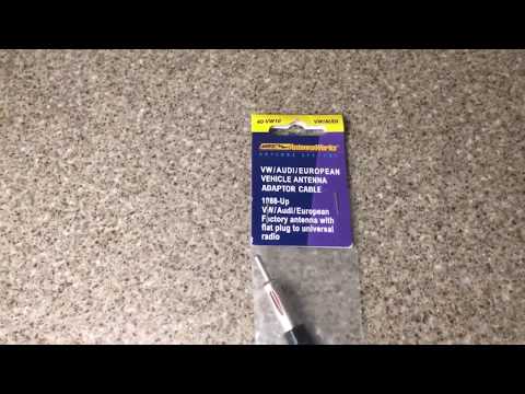 REVIEW: Metra Electronics 40-VW10 Factory Antenna to Aftermarket Radio Adapter -- Works Great!
