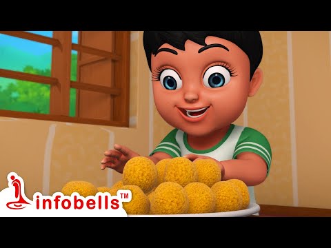 Tatte, Tatte, Tatte Tumba Laddu | Kannada Rhymes for Children | Infobells