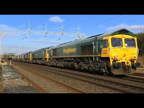 SEVEN loco CONVOY, Chelford loop, 6th March 2021