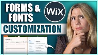How to Add Contact Forms and Custom Fonts in Wix | Easy Step-by-Step Website Builder Tutorial