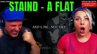 Reaction To STAIND - A FLAT LYRICS | THE WOLF HUNTERZ REACTIONS