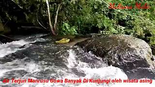 Download lagu Air Terjun Manrusu Tempat Wisata Baru Di Buka Banyak Di Kunjungi Para wisata Asing mp3
