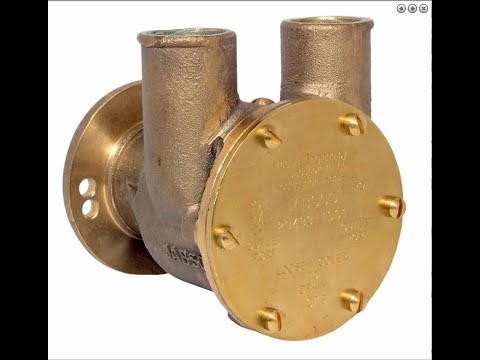 How to rebuild a marine raw water cooling pump in the field without a workshop.