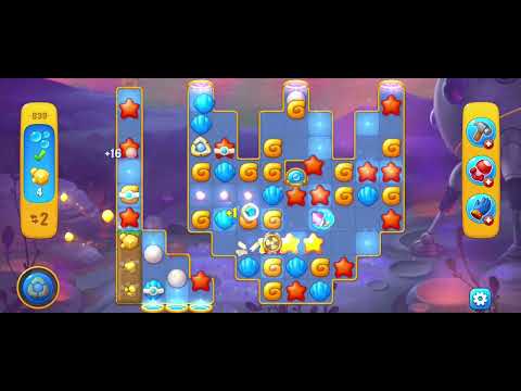 Fishdom gameplay level 839 success