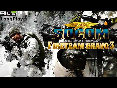SOCOM U.S. Navy SEALs: Fireteam Bravo 3 "Remastered" - LongPlay [4K: RayTracing] (No Commentary) 🔴