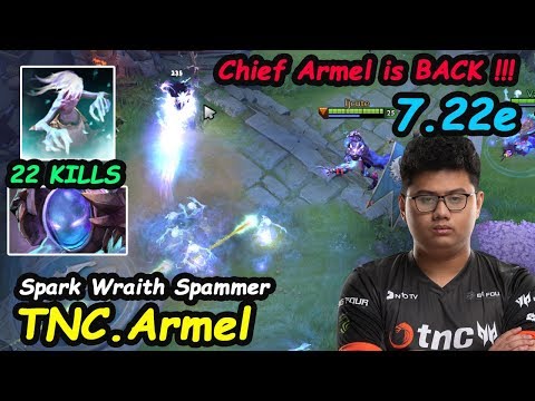 TNC Armel - [Arc Warden] Chief Armel is Back Insane Damage Spark Wraith Dota 2 7.22 gameplay