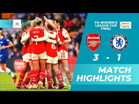 HIGHLIGHTS | Arsenal vs Chelsea | FA Women's League Cup Final | 2023