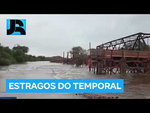 Sobe para 43 o número de cidades gaúchas atingidas pelos temporais desde o fim de semana