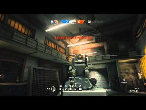 An amazing clutch on Rainbow six siege (secure area)!!!!!!!