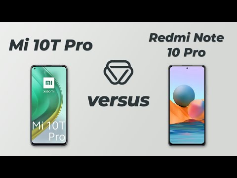 Xiaomi Mi 10T Pro vs Redmi Note 10 Pro - Vergleich der wichtigsten Unterschiede auf deutsch