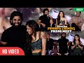 Pushpa The Rise HINDI PRESS MEET Allu Arjun Rashmika Mandanna DSP UNEDITED FULL VIDEO