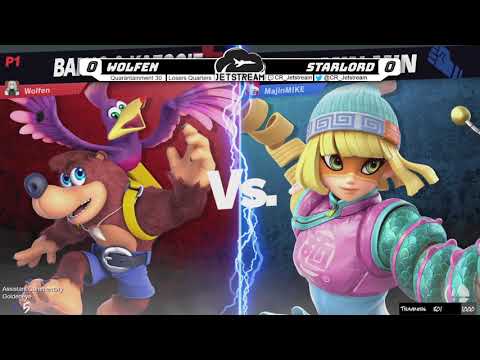 Quarantainment 30 Losers Quarters - Wolfen (Banjo) Vs. Starlord (Min Min, Yoshi) - SSBU