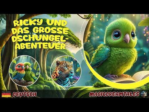 Ricky und das große Dschungelabenteuer - Kurzgeschichte für Kinder - MagicDreamTales