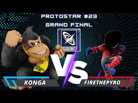 Konga (Donkey Kong) Vs. FireThePyro (Mii Brawler) | Protostar #23 | Grand Final | SSBU