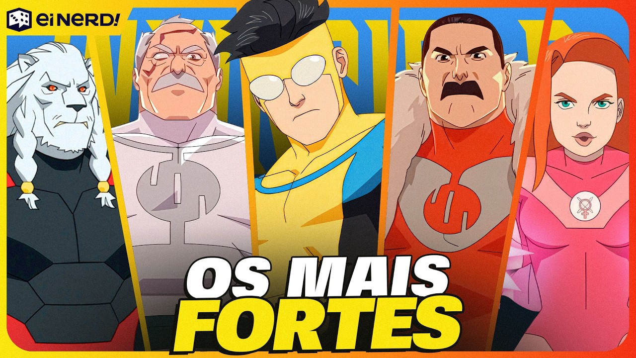 OS 10 PERSONAGENS MAIS PODEROSOS DE INVENCÍVEL