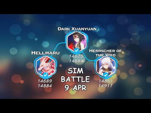 [HI3] Sim Battle 9 April | Trial + Custom Valks | 44165/44685 pts | Hellmaru, DXY, HoV