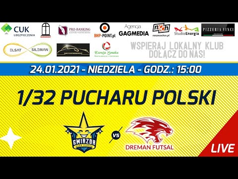 Puchar Polski w futsalu: Gwiazda Ruda Śląska - Dreman Opole