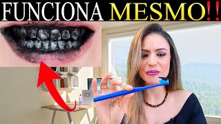 Carvão Ativado Clareia os dentes! APRENDA a forma CERTA!! RESULTADO IMEDIATO!