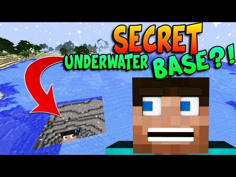 Secret Underwater Base for Hiding Treasures in Minecraft!