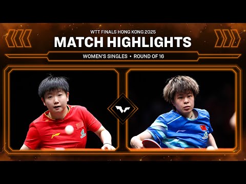 Sun Yingsha vs Wang Yidi | WS R16 | #WTTHongKong 2025