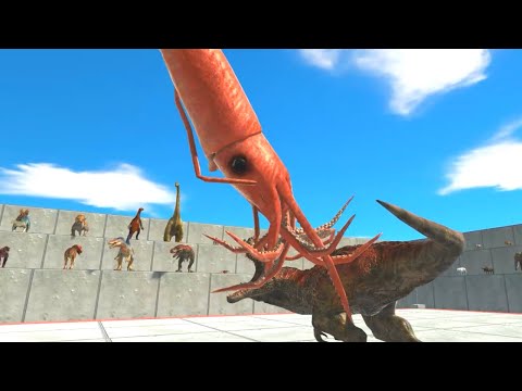ARBS NEW UPDATE Colossal Squid vs Every Unit -  Animal Revolt Battle Simulator