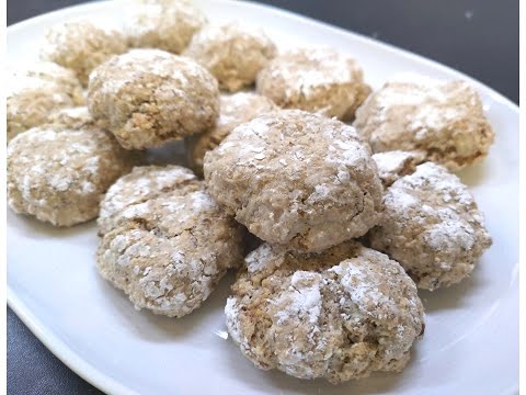 Biscuits aux noix (sans gluten) / Biscuiti cu nuca / Walnut gluten-free cookies / Ореховое печенье