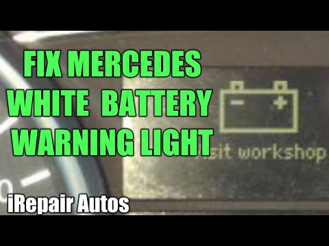 Mercedes White Battery Warning Light Fix